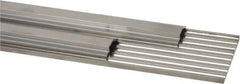 Pemko - 48" Long x 6-3/4" Wide x 1/2" High, Saddle Threshold - Mill Finish Aluminum - Industrial Tool & Supply