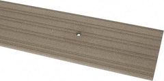 Pemko - 48" Long x 5" Wide x 1/2" High, Saddle Threshold - Gray PemKote Skid Resistant Surface - Industrial Tool & Supply