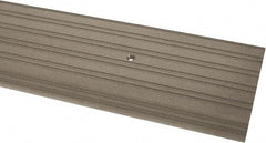 Pemko - 48" Long x 6" Wide x 1/2" High, Saddle Threshold - Gray PemKote Skid Resistant Surface - Industrial Tool & Supply