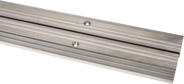 Pemko - 36" Long x 4-1/8" Wide x 1/2" High, Saddle Threshold - Mill Finish Aluminum - Industrial Tool & Supply