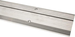 Pemko - 36" Long x 5-1/8" Wide x 1/2" High, Saddle Threshold - Mill Finish Aluminum - Industrial Tool & Supply