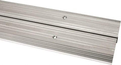 Pemko - 48" Long x 6-1/8" Wide x 1/2" High, Saddle Threshold - Mill Finish Aluminum - Industrial Tool & Supply