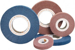 Standard Abrasives - 12 Inch Diameter Aluminum Oxide Unmounted Flap Wheel - 5 Inch Hole, 2 Inch Wide, Density 5, Non Woven, Very Fine Grade, 2,500 Max RPM - Industrial Tool & Supply
