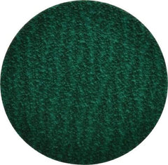 Standard Abrasives - 3" Disc Diam, 60 Grit, Zirconia Alumina Quick Change Disc - Type R Attaching System, Coated, Green, Medium Grade, 18,000 RPM - Industrial Tool & Supply