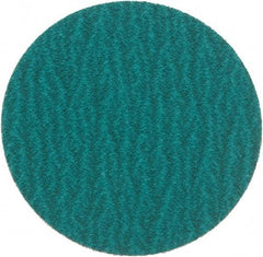 Standard Abrasives - 3" Disc Diam, 80 Grit, Zirconia Alumina Quick Change Disc - Type S Attaching System, Coated, Green, Medium Grade, 18,000 RPM - Industrial Tool & Supply