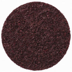 Standard Abrasives - 3" Disc Diam, Aluminum Oxide Quick Change Disc - Type P Attaching System, Nonwoven, Dark Maroon, Medium Grade, 18,000 RPM, FE Series - Industrial Tool & Supply