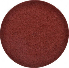 Standard Abrasives - 8" Very Fine Grade Deburring Disc - 1/2" Center Hole, Arbor Connection, Red, 2,700 Max RPM - Industrial Tool & Supply
