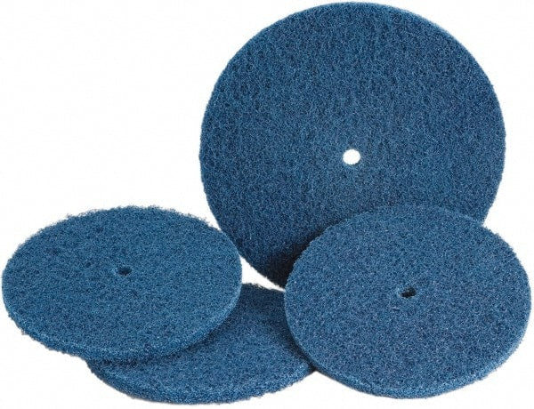 Standard Abrasives - 12 Inch Diameter x 1-1/4 Inch Hole Plain Buff and Blend Deburring Disc - Industrial Tool & Supply