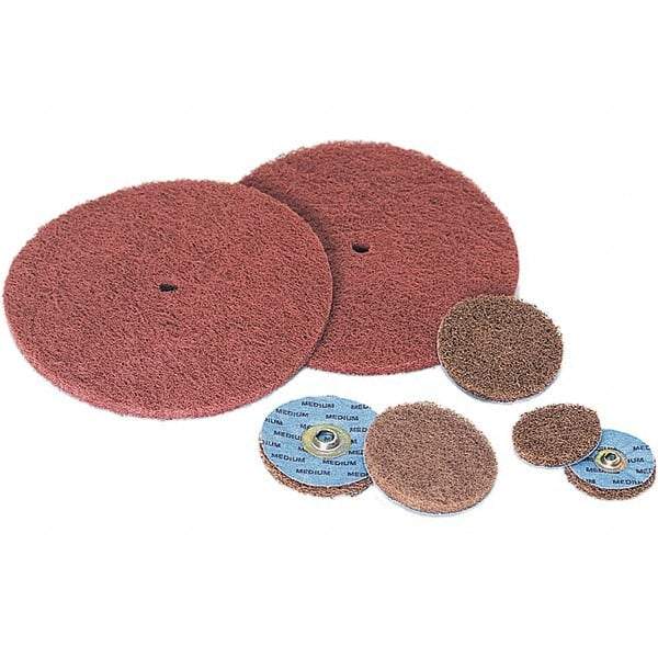 Standard Abrasives - 10" Fine Grade Deburring Disc - 1/2" Center Hole, Arbor Connection - Industrial Tool & Supply
