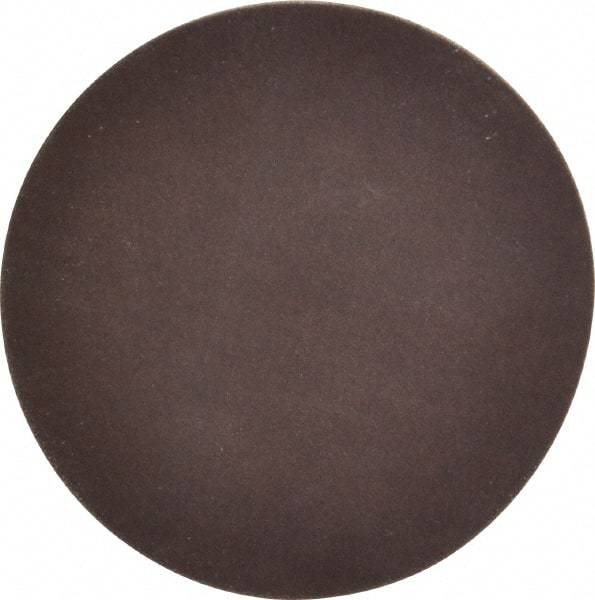 Made in USA - 4" Diam, 320 Grit Aluminum Oxide Adhesive PSA Disc - Extra Fine Grade, Black & White, X Weighted Backing, Flexible - Industrial Tool & Supply