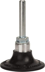 Standard Abrasives - 2" Diam Quick-Change Type S Disc Backing Pad - 1/4" Shank Diam, Firm Density, 30,000 RPM, SocAtt Compatible - Industrial Tool & Supply