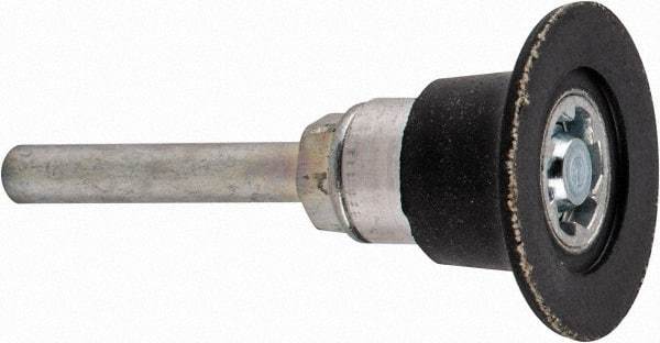 Standard Abrasives - 1-1/2" Diam Quick-Change Type P Disc Backing Pad - 1/4" Shank Diam, Medium Density, 30,000 RPM - Industrial Tool & Supply