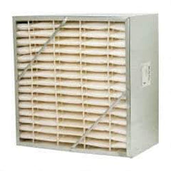 Value Collection - 24" Noml Height x 24" Noml Width x 12" Noml Depth, 65% Capture Efficiency, Rigid Box Air Filter - MERV 11, Synthetic Polypropylene, Integrated Corrosion-Resistant Steel Frame, 2,000 CFM - Industrial Tool & Supply