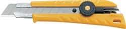 Olfa - Snap Utility Knife - Yellow Plastic Handle - Industrial Tool & Supply