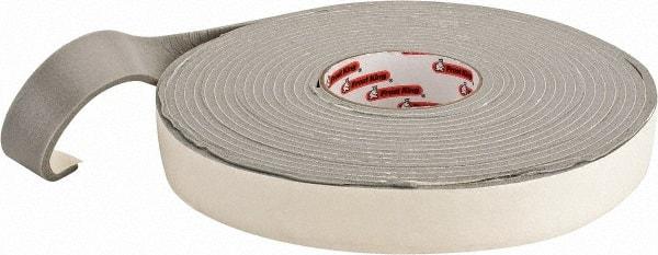 Frost King - 30' Long x 1-1/4" Wide, Camper Mounting Tape Weatherstripping - Rubber Foam - Industrial Tool & Supply