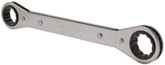 Lang - 13/16" x 7/8" 12 Point Ratcheting Box Wrench - Double End, 9-1/4" OAL, Steel - Industrial Tool & Supply