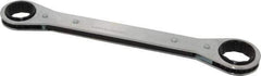Lang - 13/16" x 15/16" 12 Point Ratcheting Box Wrench - Double End, 9-1/4" OAL, Steel - Industrial Tool & Supply