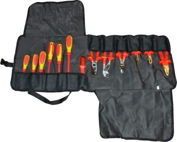 Knipex - 13 Piece Insulated Tool Set - Comes with Tool Pouch - Industrial Tool & Supply