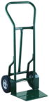 Shovel Nose Fright, Dock and Warehouse 900 lb Capacity Hand Truck - 1- 1/4" Tubular steel frame robotically welded - 1/4" High strength tapered steel base plate -- 10" Solid Rubber wheels - Industrial Tool & Supply