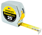 STANLEY® PowerLock® Classic Tape Measure 1" x 25' - Industrial Tool & Supply