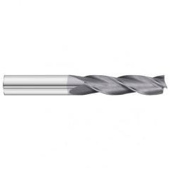 5/16 Dia. x 4 Overall Length 3-Flute Square End Solid Carbide SE End Mill-Round Shank-Center Cut-TiAlN - Industrial Tool & Supply