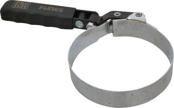 Plews - 4-1/8 to 4-1/2" Diam, Swivel Handle Large Oil Filter Wrench - Steel, For Use with Filters from 4-1/8 to 4-1/2" - Industrial Tool & Supply