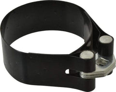 Plews - 4-1/8 to 4-21/32" Diam, Heavy Duty Oil Filter Wrench - Steel, For Use with Filters from 4-1/8 to 4-21/32" - Industrial Tool & Supply