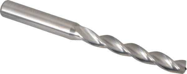Kennametal - 6.7mm 130° Solid Carbide Jobber Drill - Bright Finish, Right Hand Cut, Spiral Flute, Straight Shank, 91mm OAL, Standard Point - Industrial Tool & Supply