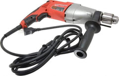 Milwaukee Tool - 120 Volt 1/2" Keyed Chuck Electric Hammer Drill - 0 to 20,000 & 0 to 40,000 BPM, 0 to 1,350 & 0 to 2,500 RPM, Reversible - Industrial Tool & Supply
