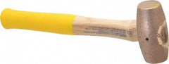 Cook Hammer - 2 Lb Head Nonsparking Mallet - 13" OAL, Wood Handle - Industrial Tool & Supply