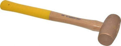 Cook Hammer - 4 Lb Head Nonsparking Mallet - 16" OAL, Wood Handle - Industrial Tool & Supply