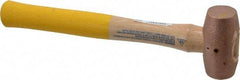 Cook Hammer - 1-1/2 Lb Head Nonsparking Mallet - 13" OAL, Wood Handle - Industrial Tool & Supply