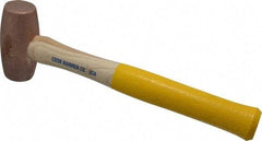 Cook Hammer - 3 Lb Head Nonsparking Mallet - 16" OAL, Wood Handle - Industrial Tool & Supply