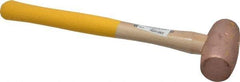 Cook Hammer - 4 Lb Head Nonsparking Mallet - 16" OAL, Wood Handle - Industrial Tool & Supply