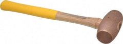 Cook Hammer - 5 Lb Head Nonsparking Mallet - 16" OAL, Wood Handle - Industrial Tool & Supply