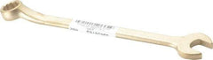 Ampco - 5/8" 12 Point Offset Combination Wrench - 15° Offset Angle, 8-1/4" OAL, Aluminum Bronze, Plain Finish - Industrial Tool & Supply