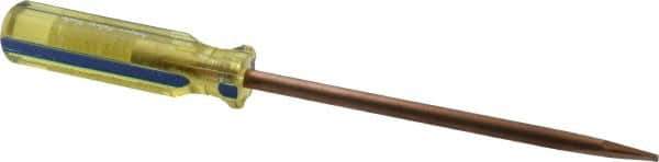 Ampco - Nonsparking Slotted Screwdriver - Round Shank, Acetate Handle - Industrial Tool & Supply