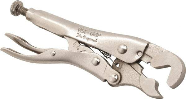 Irwin - 4" OAL Locking Jaw Locking Pliers - 1/4 to 9/16" Jaw Opening, Standard Handle - Industrial Tool & Supply