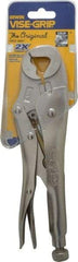 Irwin - 10" OAL Locking Jaw Locking Pliers - 5/8 to 1-1/8" Jaw Opening, Standard Handle - Industrial Tool & Supply