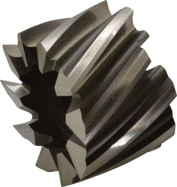 Keo - 2-1/4" Diam, 1" Arbor Hole Diam, 1-1/2" Length of Cut, 10 Flute, Cobalt, Finisher Shell End Mill - Right Hand Cut, Right Hand Spiral Flute, Uncoated - Industrial Tool & Supply