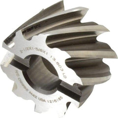 Keo - 2-1/2" Diam, 1" Arbor Hole Diam, 1-5/8" Length of Cut, 10 Flute, Cobalt, Finisher Shell End Mill - Right Hand Cut, Right Hand Spiral Flute, Uncoated - Industrial Tool & Supply