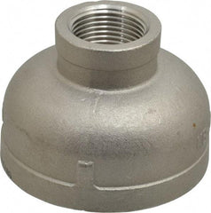 Merit Brass - 2 x 3/4" Grade 304 Stainless Steel Pipe Reducer Coupling - FNPT x FNPT End Connections, 150 psi - Industrial Tool & Supply