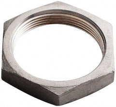 Merit Brass - 3" Grade 304 Stainless Steel Pipe Locknut - FNPSL End Connections, 150 psi - Industrial Tool & Supply