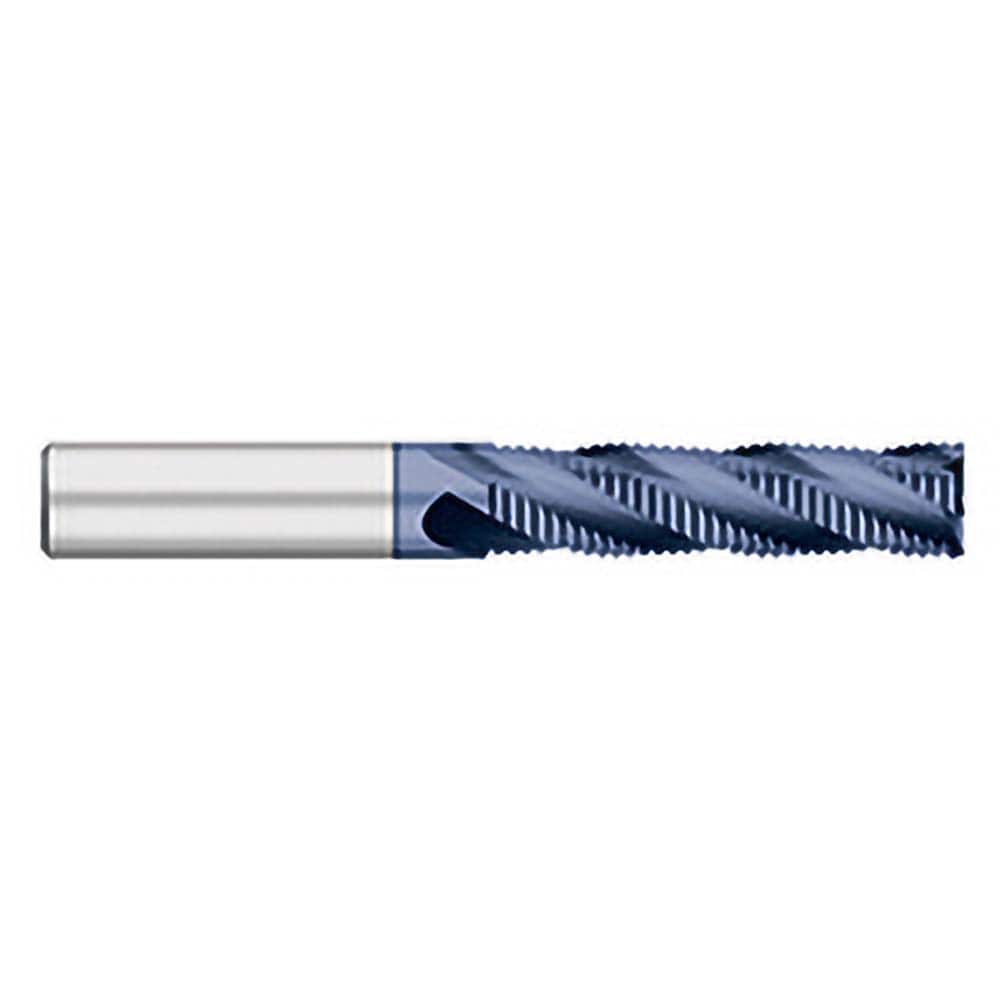 Roughing End Mills; Mill Diameter (Inch): 1/4; Mill Diameter (Decimal Inch): 0.2500; Number of Flutes: 4; Pitch: Fine; Length of Cut (Inch): 1-1/2; Length of Cut (Decimal Inch): 1.5000; Shank Diameter (Inch): 1/4; 0.2500; Shank Diameter (mm): 0.2500; Shan