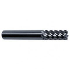 25mm Dia. - 121mm OAL - 45° Helix Bright Carbide End Mill - 10 FL - Industrial Tool & Supply