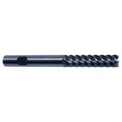 12mm Dia. - 150mm OAL - 45° Helix Bright Carbide End Mill - 6 FL - Industrial Tool & Supply