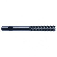 12mm Dia. - 150mm OAL - 45° Helix Bright Carbide End Mill - 6 FL - Industrial Tool & Supply