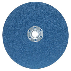 ‎7″ × 1/4″ × 5/8″-11 NorZon BlueFire F826 Fiber Disc 36 Grit Ceramic Alumina/Zirconia Alumina - Industrial Tool & Supply