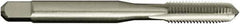 Vermont Tap & Die - 1/2-20 UNF 2/3B 4 Flute Bright Finish High Speed Steel Straight Flute Standard Hand Tap - Plug, Left Hand Thread, 3-3/8" OAL, 1-21/32" Thread Length, H3 Limit, Oversize - Exact Industrial Supply
