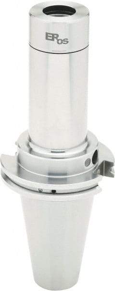 Parlec - 2mm to 30mm Capacity, 4" Projection, CAT50 Taper Shank, ERos40 Collet Chuck - 1" Shank Diam - Exact Industrial Supply